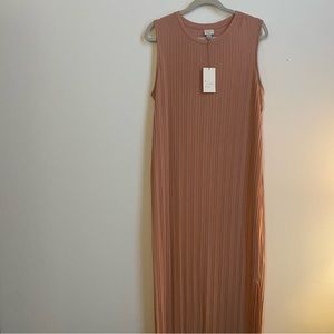 a new day Sheath Pink Pleated Dress - NWT - SzL